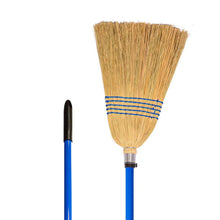 Load image into Gallery viewer, Red Gorilla Corn Broom Coloured Steel Handle
