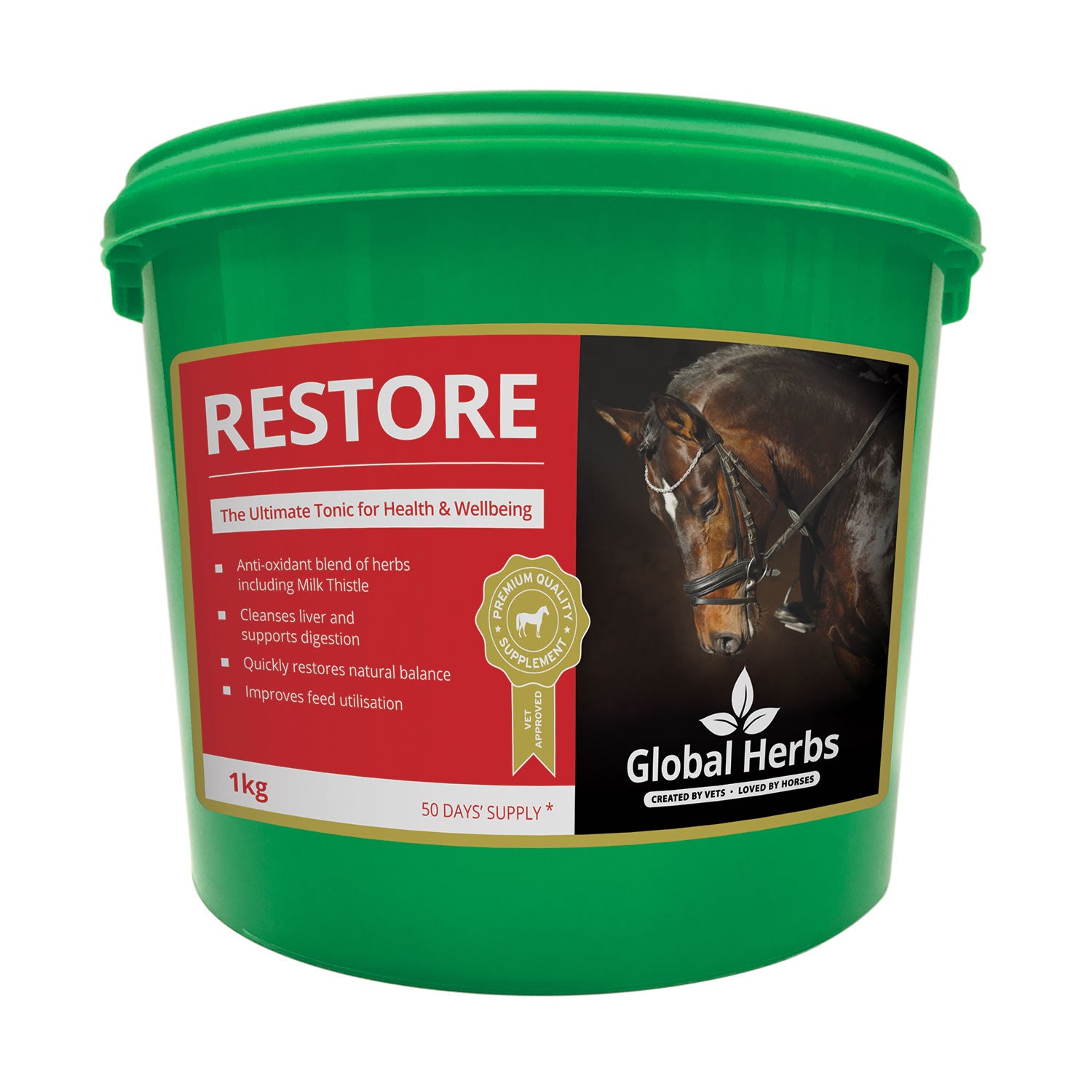 Global Herbs Restore 1kg The Bedding Barn