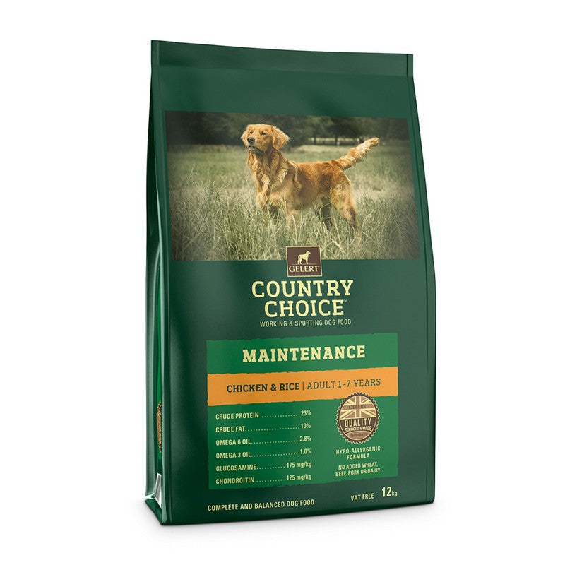 Gelert Country Choice Maintenance Chicken Adult Dog Food 12k