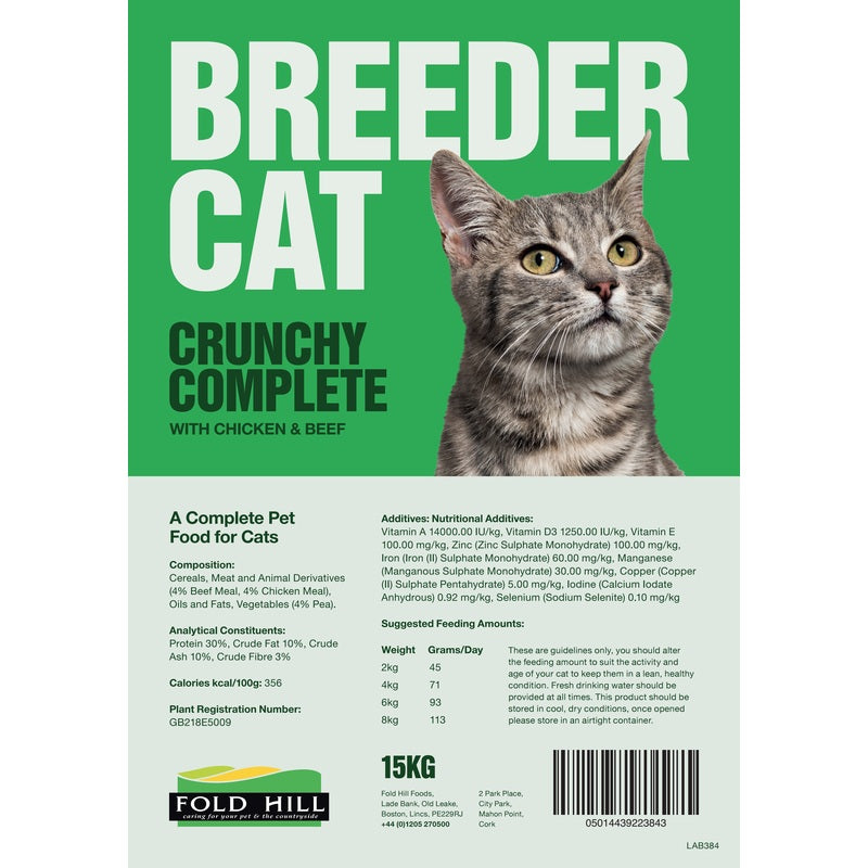 Fold Hill Breeder Cat Complete 15kg