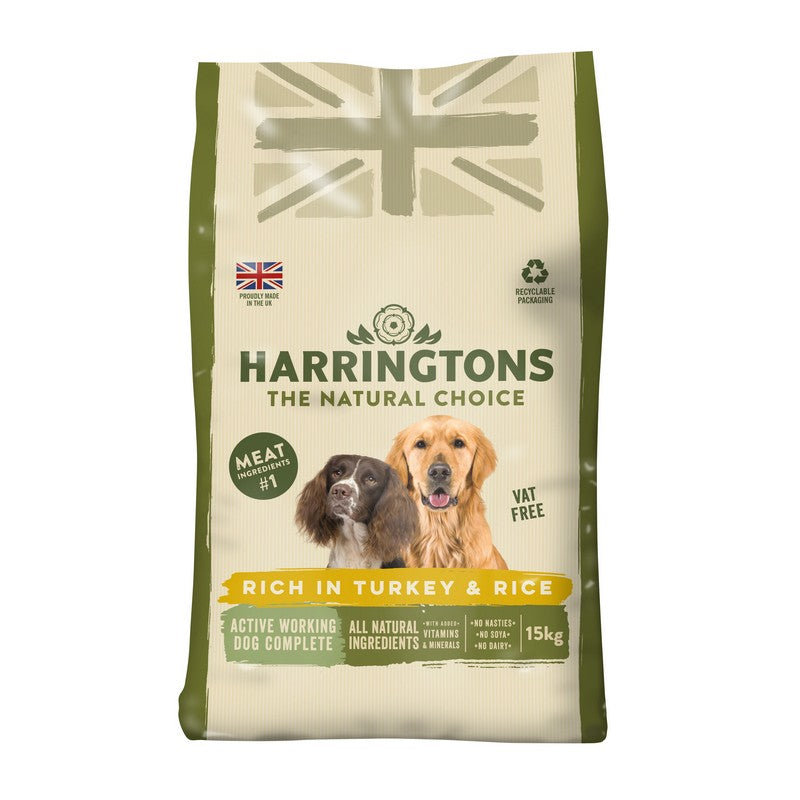 Harringtons Active Worker Dog Food 15kg