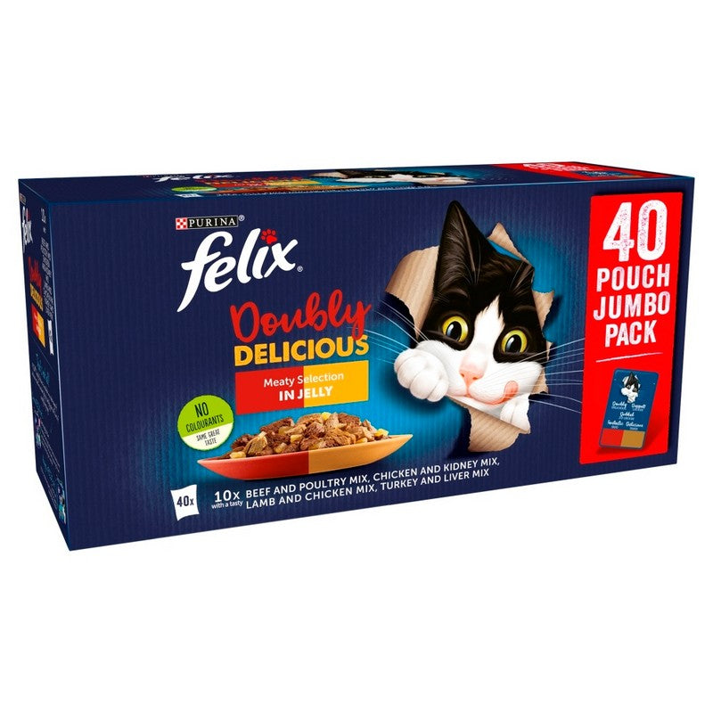 Felix Pouch As Good As It Looks Doubly Delicious Meat 40