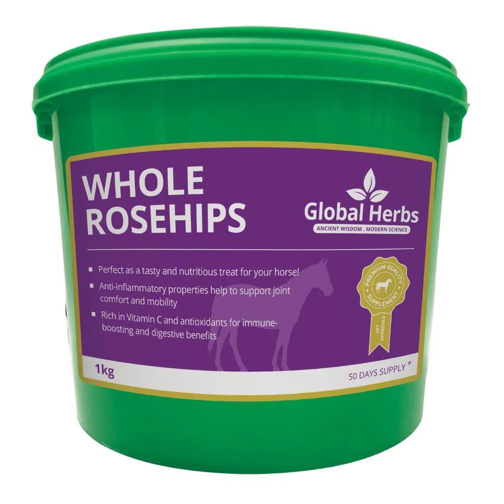 Global Herbs Rosehips Whole Berry