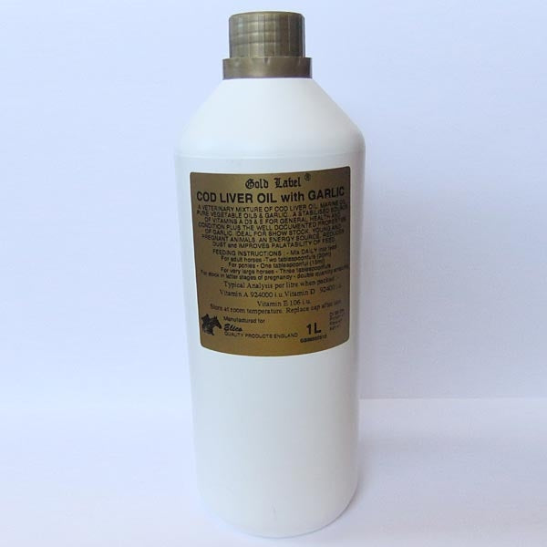 Gold label Cod Liver Oil & Garlic 1L